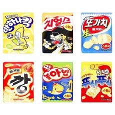 아가플러스 퍼니 봉지과자 폭신 스퀴시 유아용 클레이 6종 세트, 혼합색상, 1세트