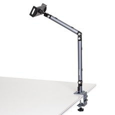 DSenne 夾式平板手機支架, 1個, 鈦黑色