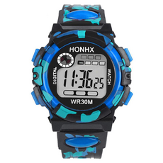 Soyo商會 軍事風電子運動手錶 40g, 藍色, 1個