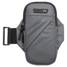 스포츠 러닝 이어폰 틈새가 있는 휴대폰 암밴드 BRP1465, 그레이, 1개