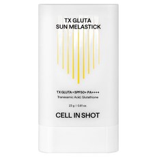 CELL IN SHOT 傳明酸穀胱甘肽防曬彈性防曬棒 SPF50+ PA++++, 1個, 23g