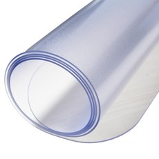 coverfactory 高級桌墊, 1個, 100cm x 40cm x 厚 2mm, 半透明