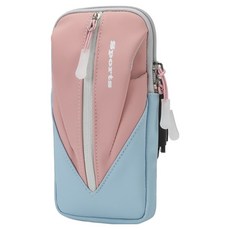 跑步用防水透氣收納臂帶 BRP1460, 1個, 粉紅色