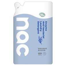 nac nac 酵素抗菌防螨嬰兒洗衣精補充包, 1個, 1.1L