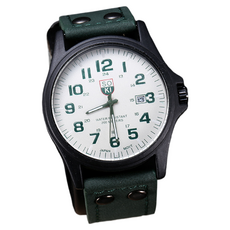 經典運動手腕錶 45g, 1個, 綠色