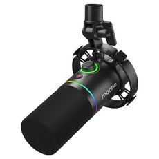 마오노 XLR USB 다이나믹 마이크, PD200X, 블랙
