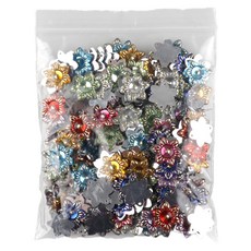 Uniart 大容量方塊珠 13號, 1個, 混合顏色