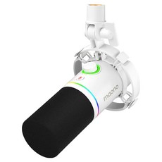 마오노 XLR USB 다이나믹 마이크, PD200X, 화이트