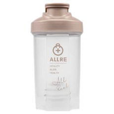 ALLRE 歐瑞生醫 蛋白粉搖搖杯, 1個, 500ml, 透明