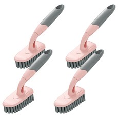 Maket Gamseong 浴室硬毛刷, 4個, 粉紅色