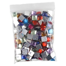 Uniart 大容量方塊水鑽7號, 1個, 混合顏色