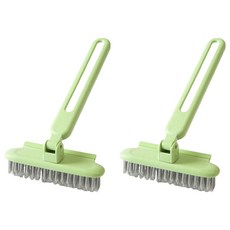 Maket Gamseong 浴室旋轉清潔刷, 2個, 綠色