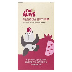 아임얼라이브콤부차 분말 석류, 5g, 14개입, 1개