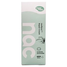 nac nac 初潤舒敏屁屁修護霜, 1個, 60ml