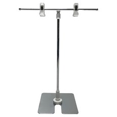 迷你T字型背景紙POP展示架 T5-B, 銀色, 1個