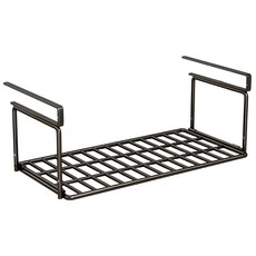 wellane 折疊鞋櫃分層收納架 鞋托隔板 40x20x12.5cm, 1個, 黑色