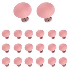코히모 버섯모양 이불커버 밀림방지 고정핀 5W0688, 20개, 핑크