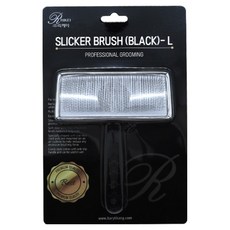 리케이 강아지 슬리커 브러쉬 L, 블랙, 1개
