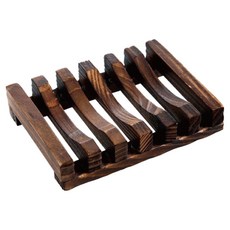 小麥購物 實木瀝水肥皂架 G867 36g, 1個, 原木色