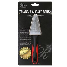 RIKEI 狗狗三角針梳, 1個, 黑色 + 紅色