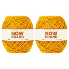 WoolClub Now Brand 高級繩紗編織線 350g, 2個, 3 柑橘色