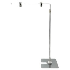 迷你T形背景紙POP展示架支架 T5-2-B, 銀色, 1個