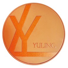 YULING 羽綾 積泌體保濕養膚氣墊粉餅, 1個, 橘色