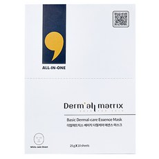 Derm'all matrix 基礎肌膚護理精華面膜, 1個, 10入