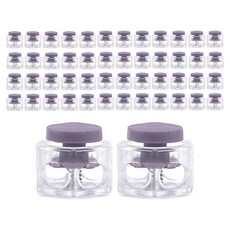 Khohimo 塑膠繩帶調節繩扣固定器 16mm 5W0692, 50個, 紫色