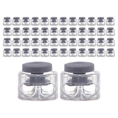 코히모 플라스틱 끈조절 코드락 스토퍼 16mm 5W0692, 50개, 그레이
