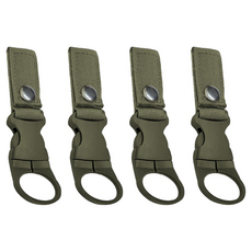 DIBOTE 迪伯特 molle軍規系統 織帶戰術水壺扣 W3004-2, 顏色隨機, 4個