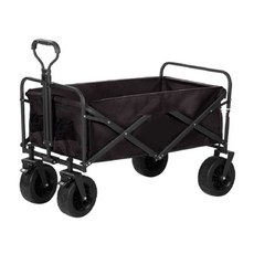 HOME GYM CLUB 居家健身 兩用摺疊手推車 越野黑輪帶煞車 8吋, 黑色, 1個