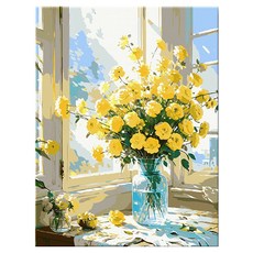 daysoy 感性風景氛圍DIY數字油畫 9 風景09 40 x 50 cm, 1個, 混合色