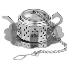 다각 주전자 모양 티인퓨저, 1개