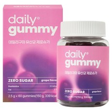 日常軟糖 零糖乳酸菌 150g, 1個, 60片