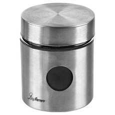 LuigiFerrero Sophia 金屬鍍膜收納罐 銀色 300ml, 1個