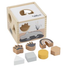 TRYCO 木質形狀探索盒, 1個, 形狀配對, 7片