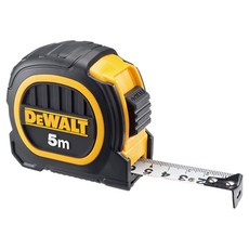 DEWALT 得偉 台灣公司貨 專業橡膠包覆捲尺 DWHT36160L 5m x 19mm, 1個