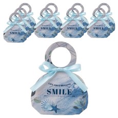 미소로운 사탕 포장용기, 블루, 10개