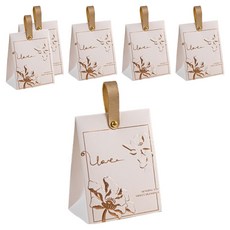 微笑迷你包裝袋, 6個, 象牙白