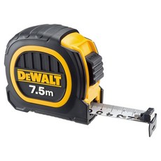 DEWALT 得偉 專業橡膠包覆捲尺 DWHT36162L 7.5m x 25mm, 1個