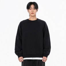 모즈모즈 남녀공용 컷오프 테리 기모 피그먼트 오버핏 맨투맨 패션의류/잡화/남녀 공용 의류 반품 최저가 39,840원
