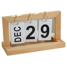 Branding Select 辦公桌裝飾日曆, 木質
