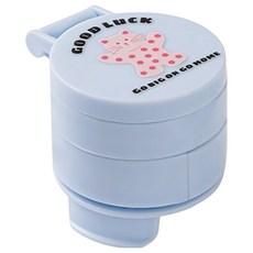 食品級材質小貓咪圓形密封夾出料嘴, 1個, 藍色