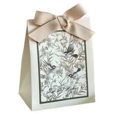 微笑的回禮包裝, 香檳色 + 香檳色緞帶, 12個