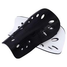 스포홀릭 축구 신가드 정강이 종아리 보호대 2p, 블랙