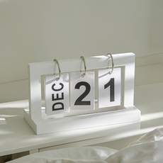 Branding Select 桌面裝飾日曆, 白色
