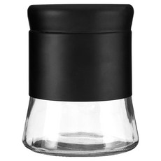 Premier 旋蓋玻璃收納罐 透明色 + 黑色, 800ml, 1個