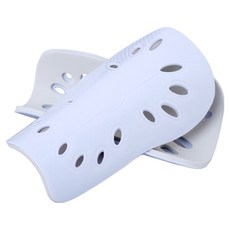 스포홀릭 축구 신가드 정강이 종아리 보호대 2p, 화이트