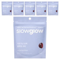 slowglow 精胺酸Super Blooming軟糖 40g, 6個, 10片